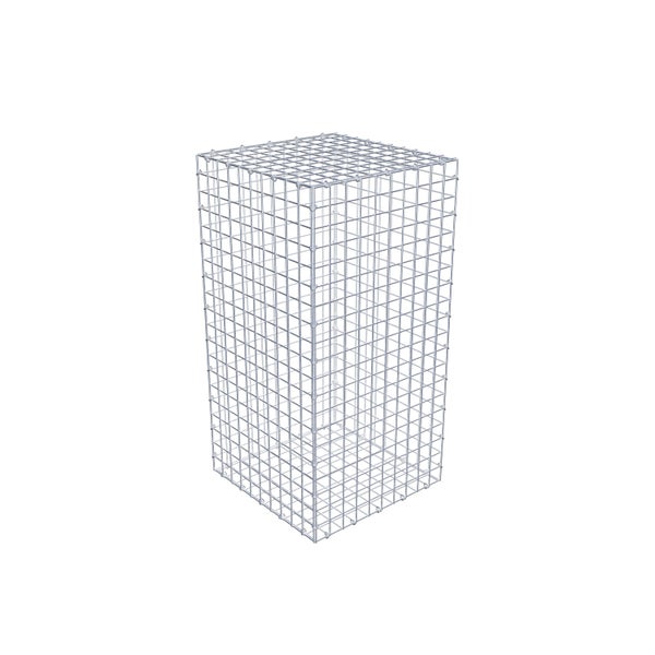 Gabione 100 cm x 50 cm x 50 cm (L x H x T), Maschenweite 5 cm x 5 cm, C-Ring