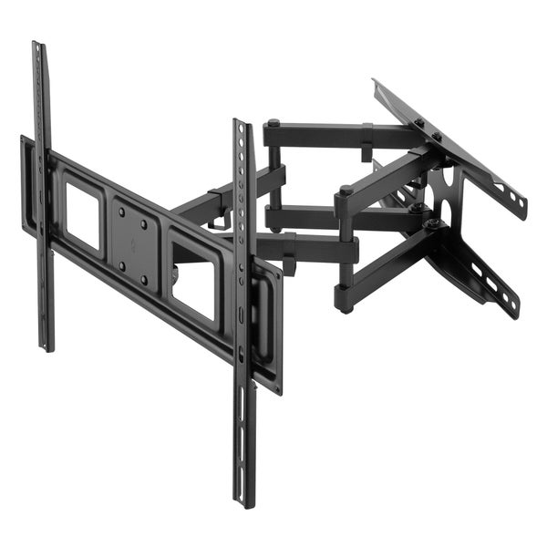 ECD Germany TV Wandhalterung Schwenkbar Neigbar Halterung für 37-80 Zoll Fernseher (94-203cm) Flach&Curved LCD/LED VESA 600x400 max. 40kg Vollbewegliche Fernsehwandhalterung ausziehbar mit Schwenkarme