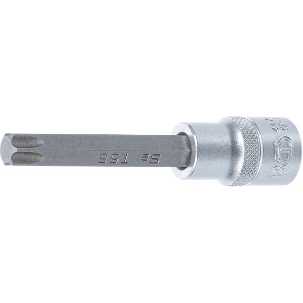 BGS Bit-Einsatz Länge 100 mm Antrieb Innenvierkant 12,5 mm (1/2) T-Profil (für Torx) T55 - 4475