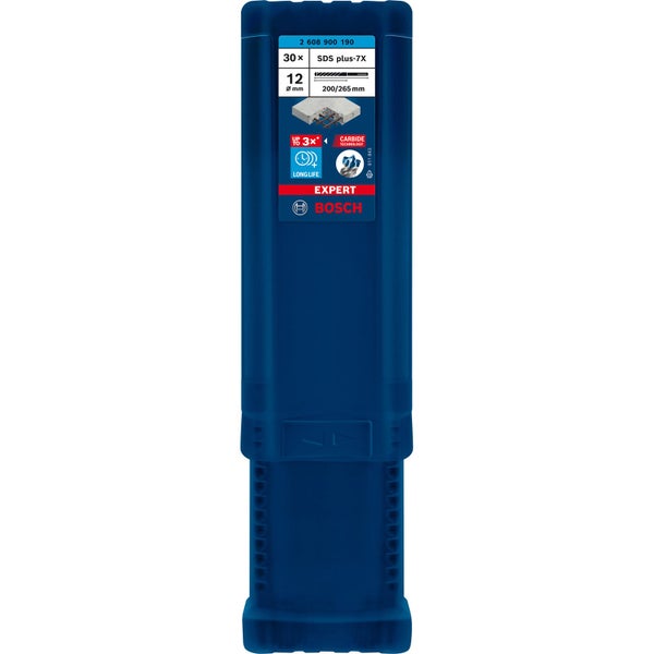 Bosch Expert SDS plus-7X Hammerbohrer, 30 x 12 Millimeter, 200/265 Millimeter