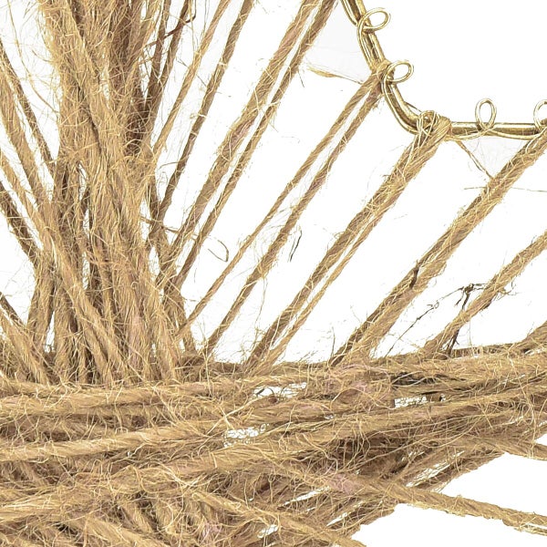 Dekoobjekt aus Jute mit Metallgestell