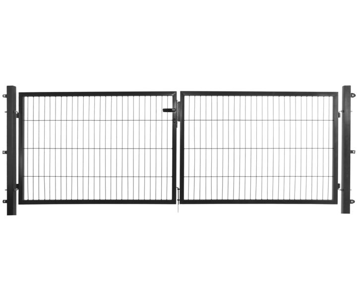 BASIC Gartentor 2-Flügelig Anthrazit 3000 x 1800 mm
