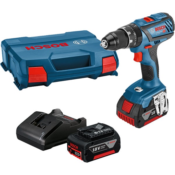 Bosch Akku-Schlagbohrschrauber GSB 18V-28 / 2x 3,0 AhXL + Ladegerät in L-Case - 0615990M4C