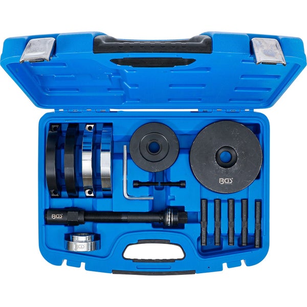 Lagersatz in einem blauen Werkzeugkoffer