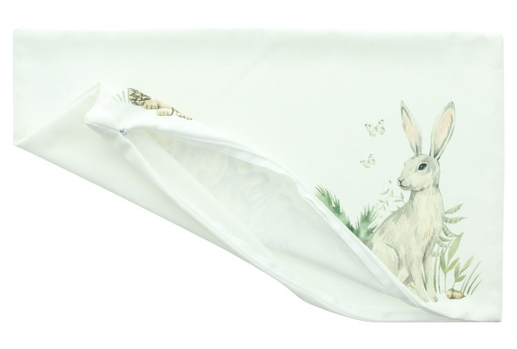 FRANK FLECHTWAREN|Kissenhülle Hasenhorde, 50 x 30 cm, POLYESTER
