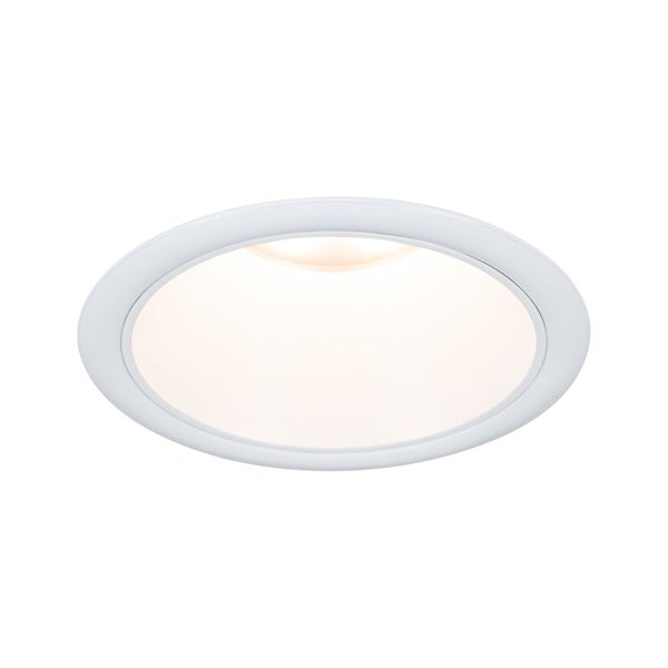 Set LED Einbauleuchte Cole Coin 6er-Set IP44 88mm Coin 6x6W 6x470lm 230V dimmbar 2700K Weiß matt