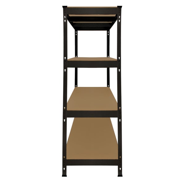 Monster Racking Schwerlastregal Lagerregal 160cm x 160cm x 60cm - Schwarz