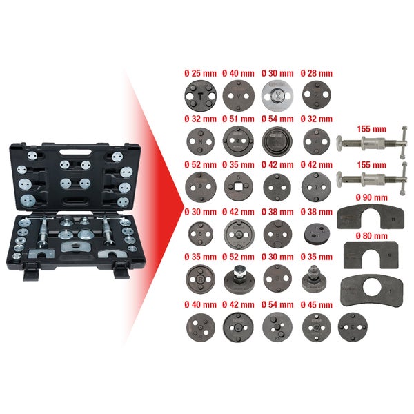 BGS Technic Vielzahn-Einsatz M14, 12,5 mm, 1/2 Zoll, 40 mm