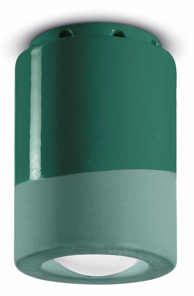 Grüne Deckenleuchte
