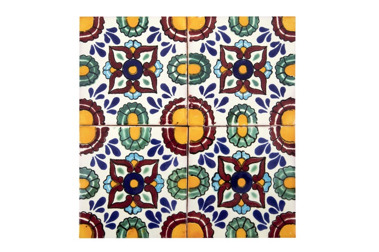 Fliesen mit floralem Muster, geeignet für Wand- und Bodengestaltung