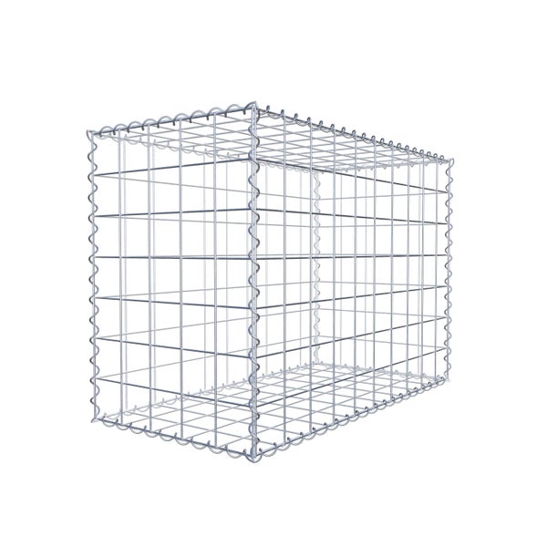 Gabione 100 cm x 70 cm x 50 cm (L x H x T), Maschenweite 10 cm x 10 cm, Spirale