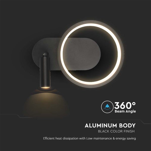 V-TAC VT-7906-W - Designer-Wandleuchten - IP20 - Weiß - 14W - 1500 Lumen - 4000K