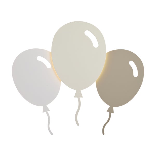 Wandleuchte in Form von drei Luftballons für Kinderzimmer