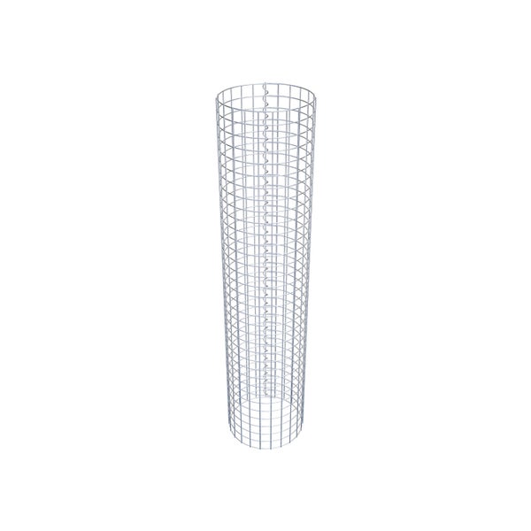 Gabionensäule Durchmesser 37 cm MW 5 x 5 cm rund - Höhe: 170 cm