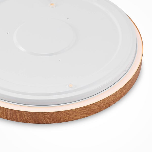 Lindby LED Deckenleuchte Vaako (Modern) (1 flammig, ) - Lampe Deckenlampe Arbeitszimmerleuchte