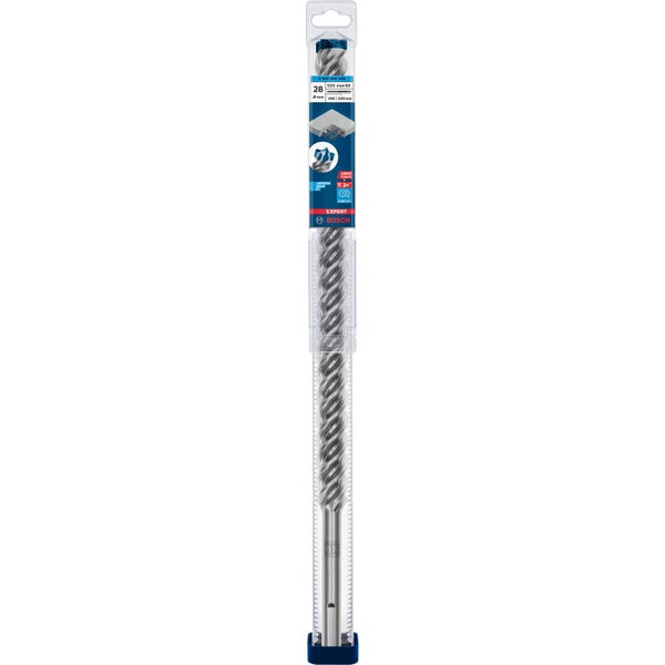 Bosch Expert SDS max-8X Hammerbohrer mit 28 Millimeter Durchmesser, 400 Millimeter Arbeitslänge und 520 Millimeter Gesamtlänge
