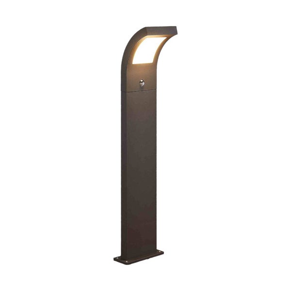 Arcchio LED Wegeleuchte / Pollerleuchte mit Bewegungsmelder, 100 cm Wegelampe spritzwassergeschützt IP54 13,5W Außenleuchte