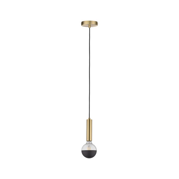 Neordic Pendelleuchte Kine E27 max. 60W Messing gebürstet dimmbar Metall