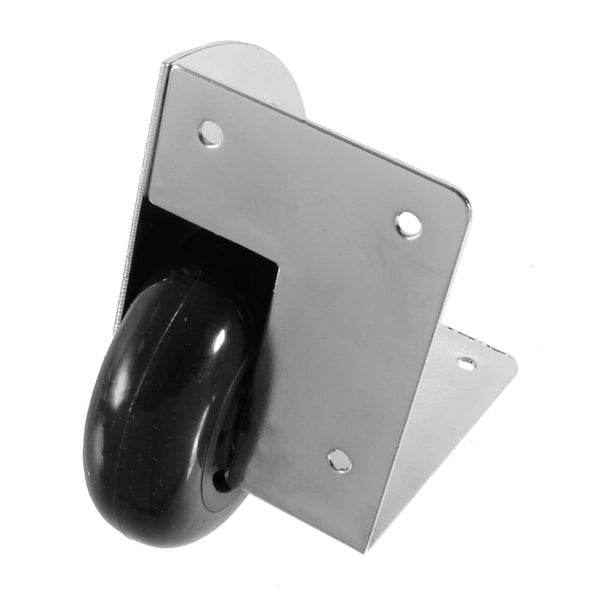 Möbelrolle mit Winkelplatte aus Metall und Laufrolle