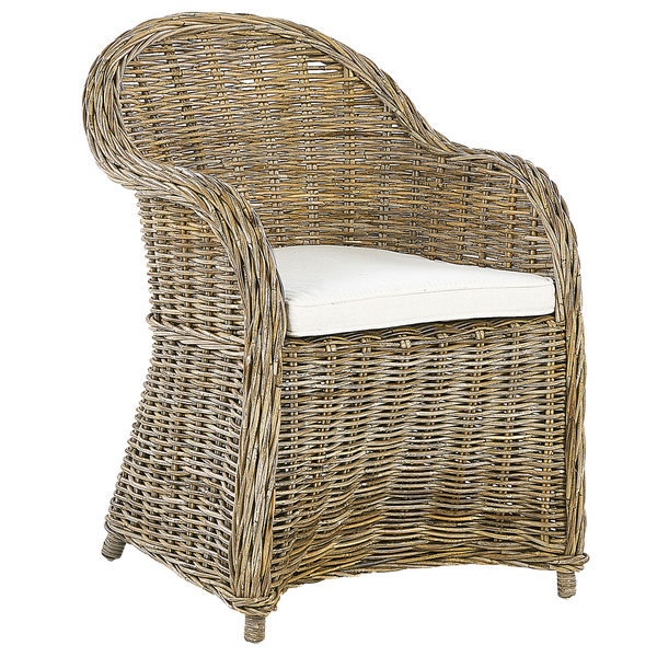 Gartensessel SUSUA Rattan Naturfarben