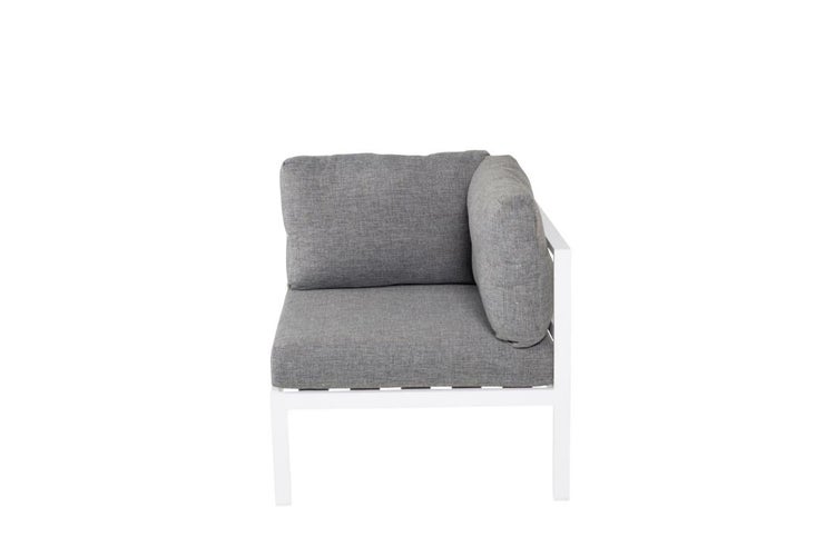 Gartenmöbel Eckteil mit Textilbezug und Gestell