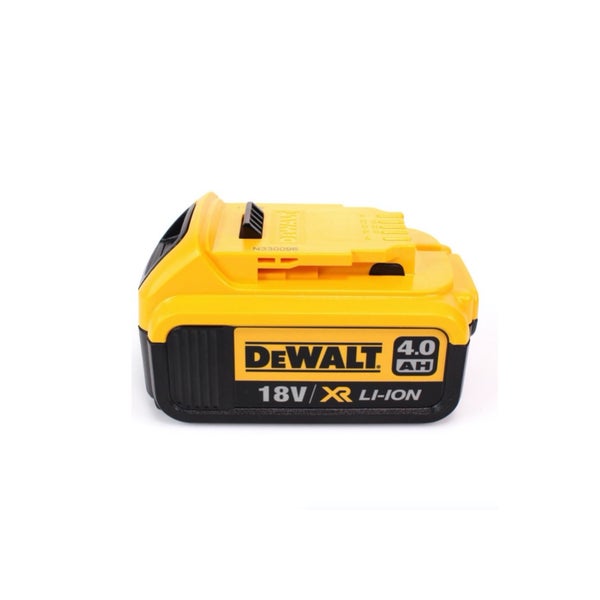 DeWALT 18 Volt Lithium-Ionen-Akku mit 4,0 Amperestunden.