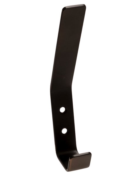 Metallgarderobenhaken mit zwei Bohrlöchern