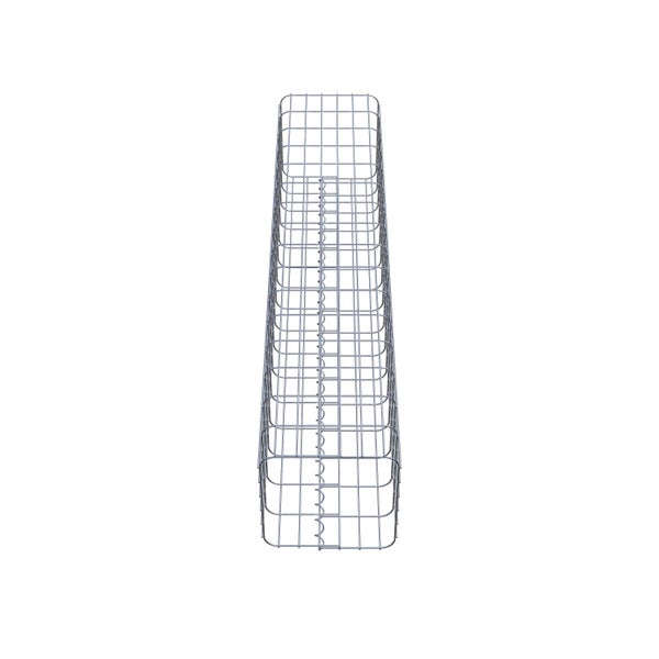 Gabionensäule 32 x 32 cm, MW 5 x 10 cm eckig - Höhe: 1,60 m
