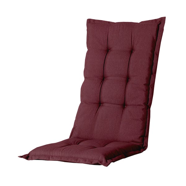 Gartenstuhlauflagen Panama bordeaux - ca. 105x50 cm - 4er-Set