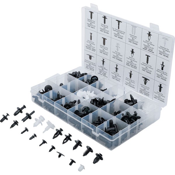 Verschiedene Kunststoffnieten