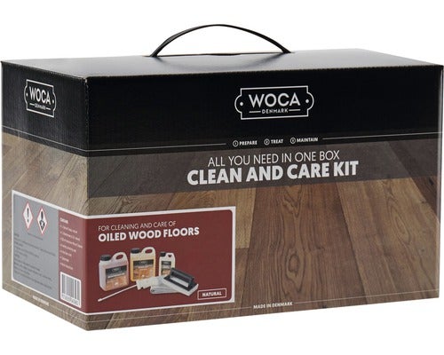 WOCA Pflegebox mit Pflegeöl natur