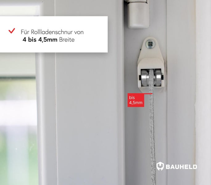 Rollladenschnur mit einer Breite von 4 bis 4,5 Millimeter
