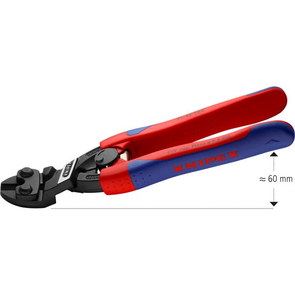 Knipex Bolzenschneider mit zwei Komponenten Griffen