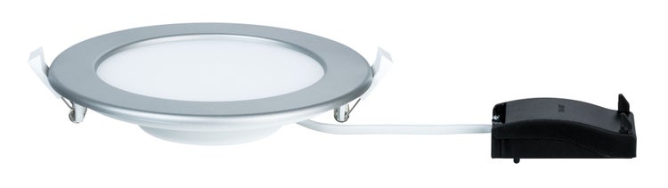 LED Einbaupanel IP44 rund 170mm 11,1W 720lm 2700K Chrom matt