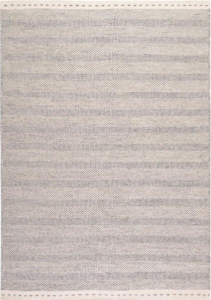 Kurzflor Teppich Ragnar Silber Vintage, Modern 160 x 230 cm