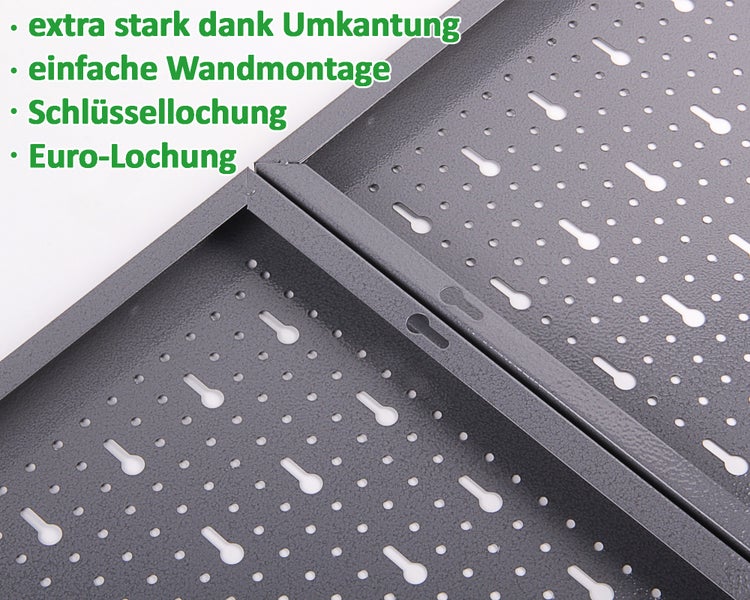 Ondis24 Werkstatt Set Basic Pro mit Lochwand 85 cm, Werkstatteinrichtung, Werkbank