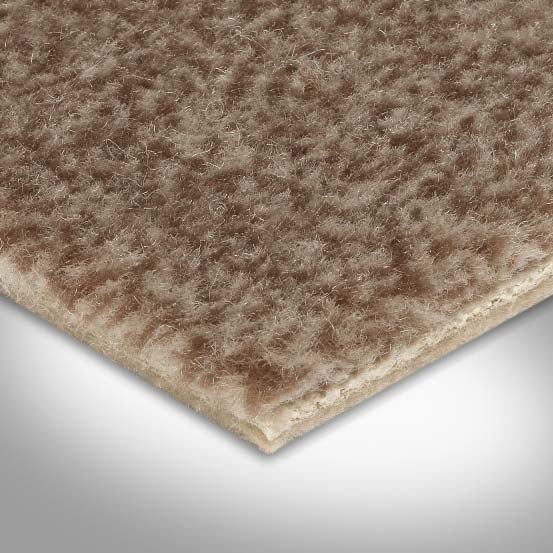 Velours Teppichboden Auslegware in Braun sehr robuste 400 cm Breite (Meterware)