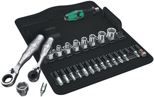Wera Steckschlüsselsatz KK Zyklop Mini 2 27tlg. 1/4″ SW 4-13 mm Anzahl Zähne 60/60 6-kant - 5135918001