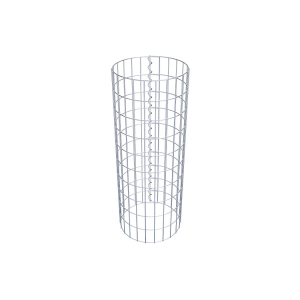 Gabionensäule Durchmesser 37 cm, MW 5 x 10 cm rund - Höhe: 1,00 m