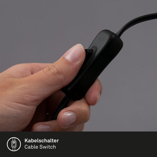 Schreibtischlampe Klemmleuchte Leselampe Schwenkbar Kabelschalter Kinderzimmer
