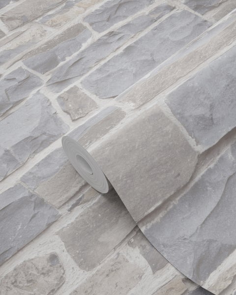 Tapetenrolle mit Steinmuster