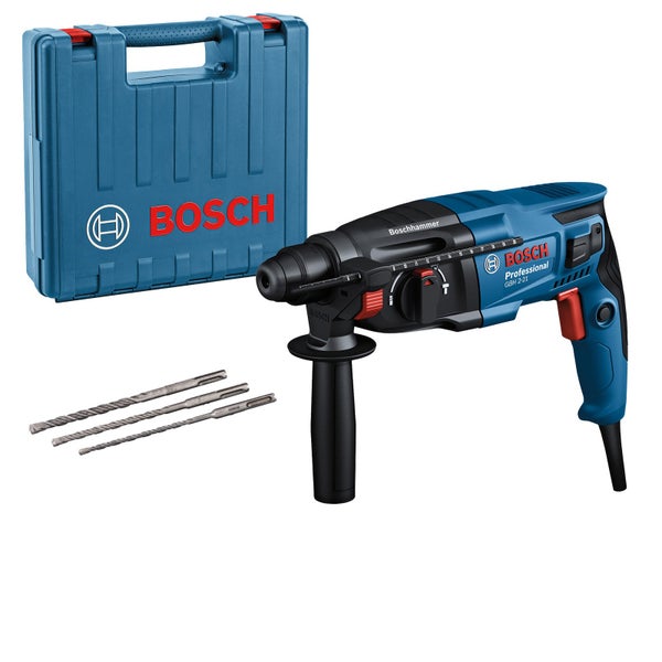 Bosch Bohrhammer GBH 2-21 mit SDS plus im Koffer - 06112A6002