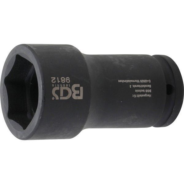 BGS Kraft-Steckschlüssel-Einsatz Sechskant tief Antrieb Innenvierkant 20 mm (3/4) SW 38 mm für FUSO / Mitsubishi - 9812