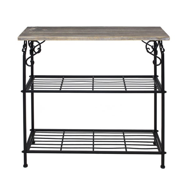 FRANK FLECHTWAREN | Metallregal Bordeaux, METALL, 89 x 33 x 82 cm, einfache Selbstmontage
