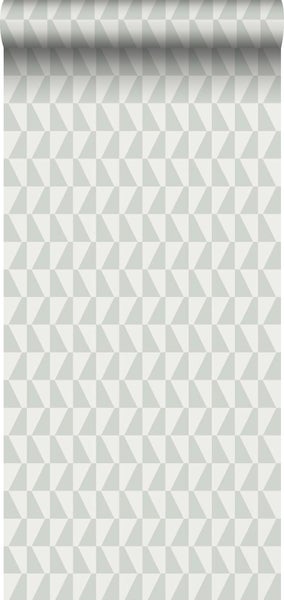 Borastapeter Tapete grafisches Motiv Grüngrau - 53 cm x 10.05 m - 660708
