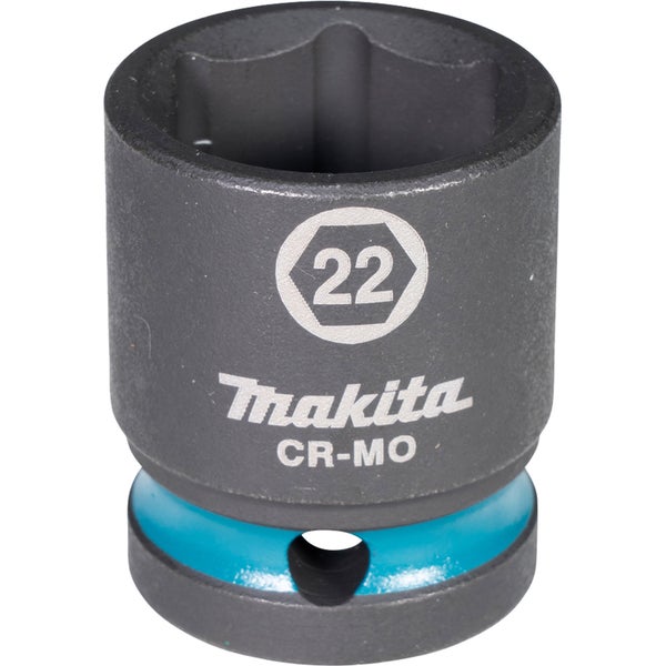 Makita E-16184 Steckschlüssel 1/2 SW22 Impact Black kurz