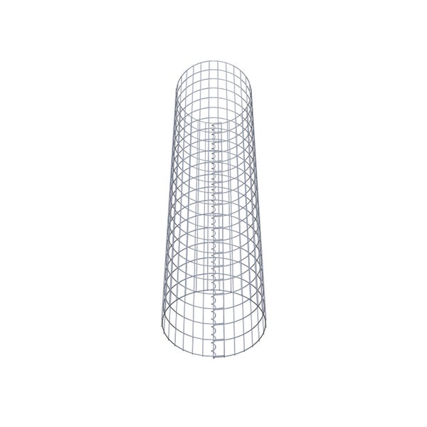 Gabionensäule Durchmesser 47 cm, MW 5 x 10 cm rund - Höhe: 1,90 m