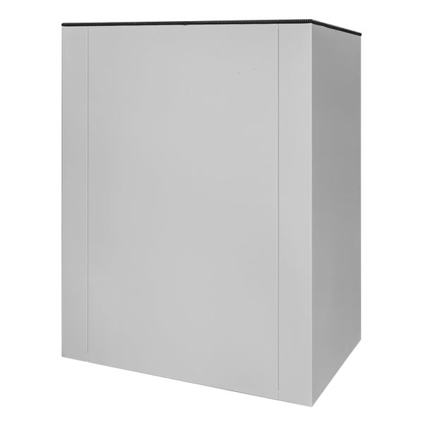 PROREGAL Schubladenschrank Kobra mit 10 Schubladen + Gummiauflage | HxBxT 90x71x55cm | Lichtgrau/Anthrazitgrau | Schubladenbox, Werkzeugschublade