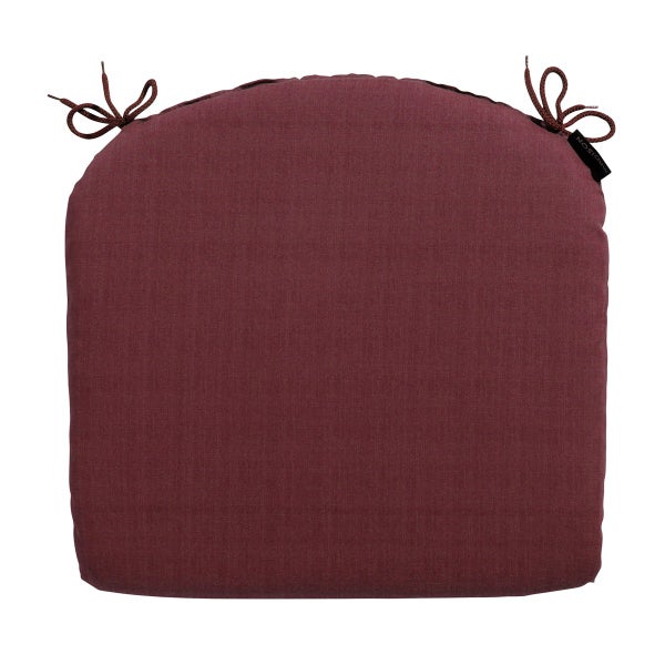 Sitzkissen Panama bordeaux - Ca. 46x48 cm - 4er-Set