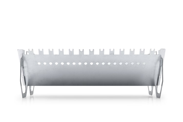 The Favilla Vedem Zerlegbarer Tragbarer Grill – Mobiler Campinggrill aus verzinktem Stahl – Outdoor-Grill mit Spießhalter & Tragetasche – Kompakt, leicht & robust